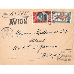 1935 lettre avion pour la...