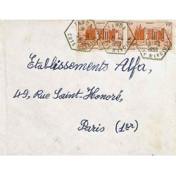 TANDA COTE D' IVOIRE  1960 sur timbre AOF 39 (x2)