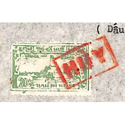 Hué 1967  timbre fiscal...