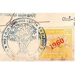 Saigon 1960 timbre fiscal...