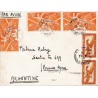 1948 Lettre avion pour l'Argentine à 3 $ de SAIGON