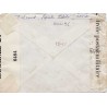 1942 Lettre pour la France Affranchissement 99 (x2)  Censure locale et US