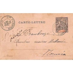 1896 Carte-lettre 25 c....