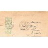 1904 Pli Affranchissement Tunisie 22 (x 2) de BIZERTE