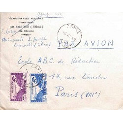 1948 ZAHLE Liban Lettre...