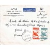 1954 Lettre à 35 p par Liban PA84, PA85 de BEYROUTH RP