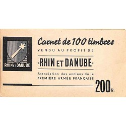 Carnet de 100 timbres RHIN...
