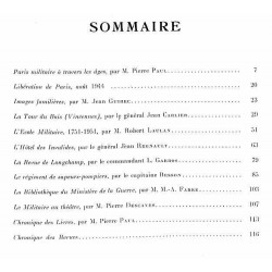 1951, n° 4 Revue Historique de l'Armée