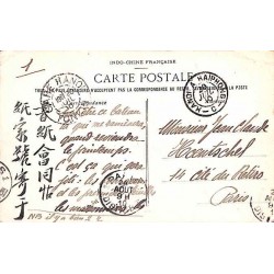 GARE HANOI TONKIN et  HANOI A HAIPHONG - C - 1910