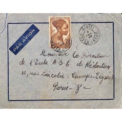 lettre SIBITI MOYEN-CONGO 1949