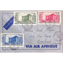 1939 lettre timbre Bastille