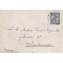 1913 Lettre pour l’Espagne...