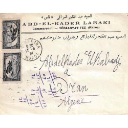 1924 Lettre pour l'Algérie...