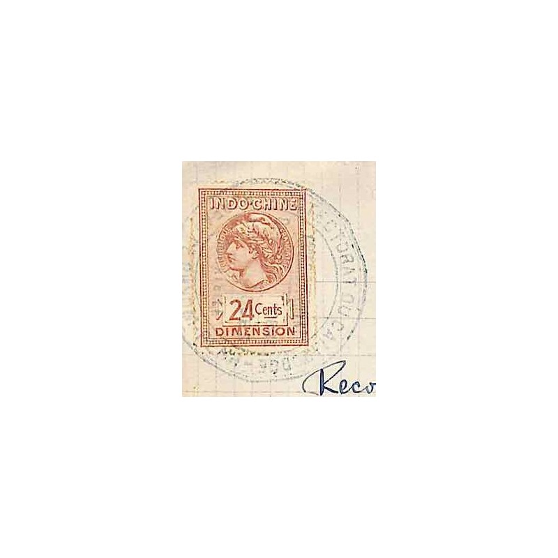 1916 Lettre Affranchie 45 c. au verso de DIEGO-SUAREZ MADAGASCAR