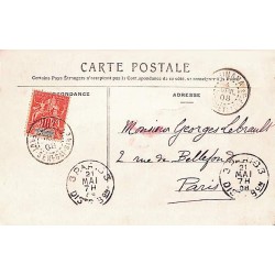 1908 Carte postale datée de...