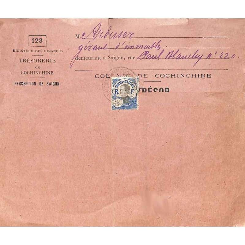 1925 Pli affranchi à 1/5 c au tarif des imprimés