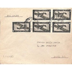 1950 Lettre à 5 $ Oblitération SAIGON R.P. - SUD VIETNAM -