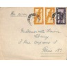 1949 Lettre à 10 $ Oblitération SAIGON R.P. * COCHINCHINE *