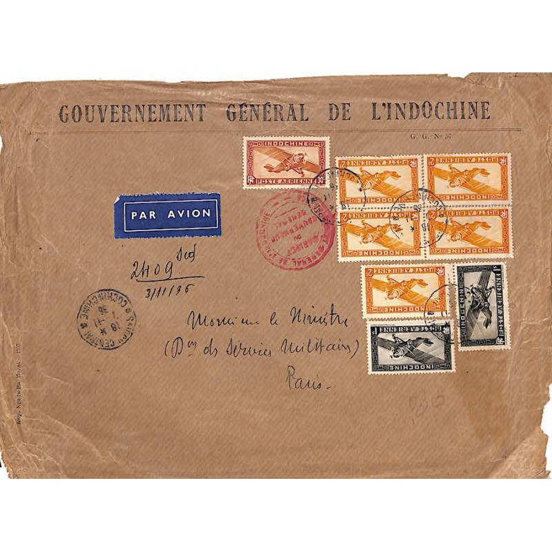 1936 Enveloppe officielle avion à 12 $ 30