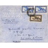 1947 Lettre avion pour la Suisse à 2 $