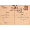 1941  Carte postale interzones 90 c. Iris carton chamois