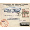 1935 Lettre à 2 F. Oblitération ALGER R.P.