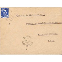 DIAMANT MARTINIQUE 1952 (lettres espacées)