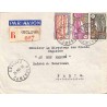 1938 Lettre à 8,15 F pour 2 ème échelon par avion EBOLOVA CAMEROUN