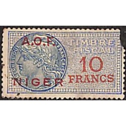 Niger Timbre fiscal général 10 f.