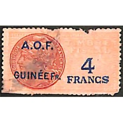 Guinée fr. Timbre fiscal général 4 Francs