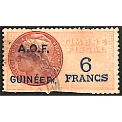 Guinée fr. Timbre fiscal général 6 Francs