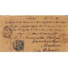 1898 Enveloppe 25 c pour Kanadukathan (Inde) de SAIGON CENTRAL COCHINCHINE