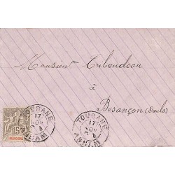 1904 lettre Indochine 15 c...