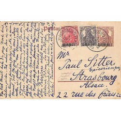 1920 Entier carte postale...