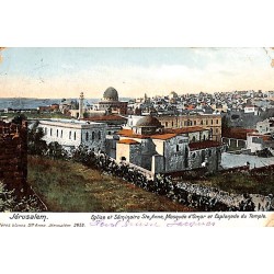 JERUSALEM Timbre à date postes ottomanes 1910