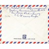 1958 lettre FM 12 Cachet REGIMENT DE TIRAILLEURS SENEGALAIS DU TCHAD *  LE VAGUEMESTRE