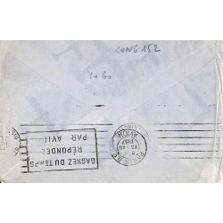 1937 lettre à 5 F avec Aef 60 seul