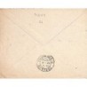 Lettre 1923  avec 25 c semeuse  Oblitération BOU - SAADA ALGER