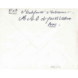 Lettre avec 371  Timbre à date  YOUKS - LES - BAINS BONE 1963