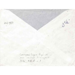 Lettre avec 371 CONSTANTINE A ALGER * type III a 1962