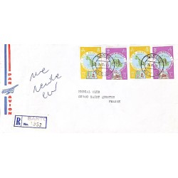 1978 Lettre avec 498 (x2),...