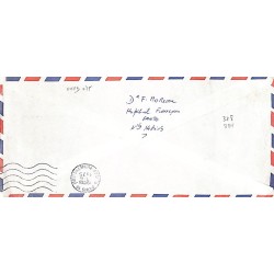 1975 Lettre à 1 f 15 avec 328, 334 de SANTO NEW HEBRIDES