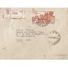 1952 lettre à 50 f. Oblitération FORT-LAMY * A.E.F. *