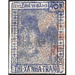 Nha Trang timbre fiscal local 40 $ bleu