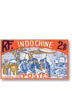 Indochine oblitérations postales sur lettre - Tropiques collections